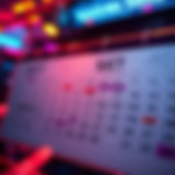 A calendar highlighting key dates related to the $JCT unlocking schedule for investors.