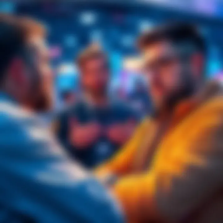 Johnny Hamcheck engaging with followers about crypto trading and trends