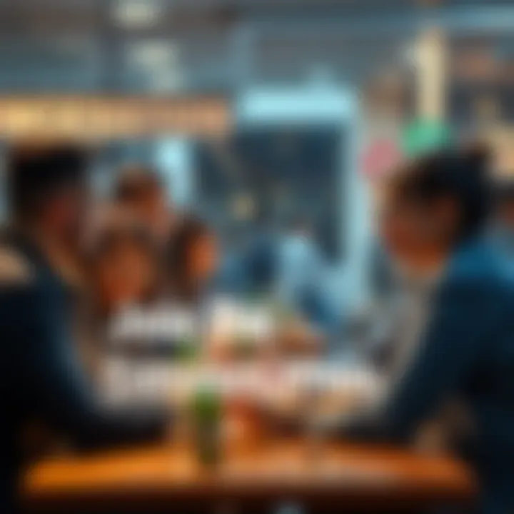 People engaging in a casual discussion online, sharing thoughts and questions in a friendly environment