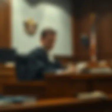 A judge sitting at the bench expressing concern during a trial discussion about Sam Bankman-Fried, courtroom setting with legal books and documents visible