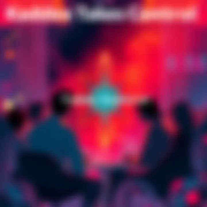 Kaddex signifying ownership of Kadena IP, surrounded by community members discussing future plans for the fork.