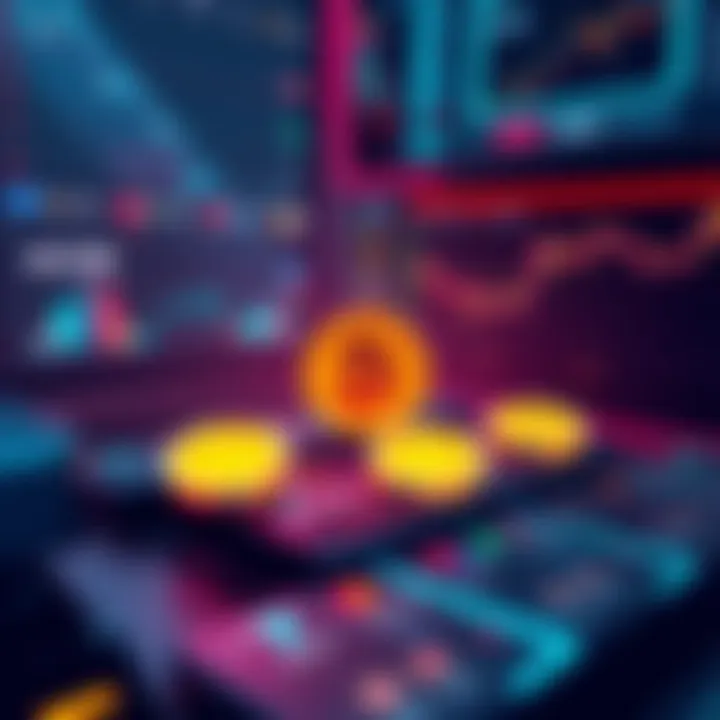 Illustration showing trading outcomes as tokens on the Solana blockchain for Kalshi's prediction markets