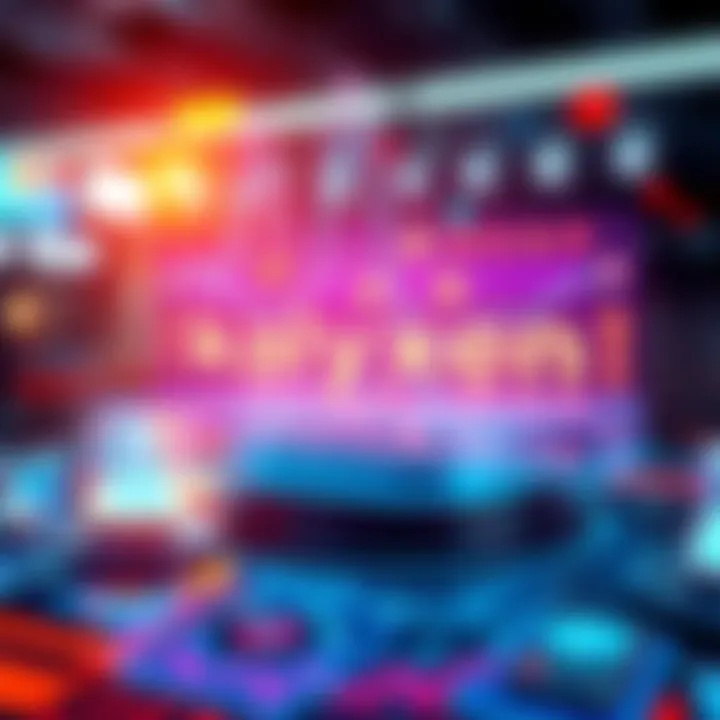 A visual representation of Kalyxen's DeFi platform showing seamless integration of earning, borrowing, and payments with a vibrant digital interface.