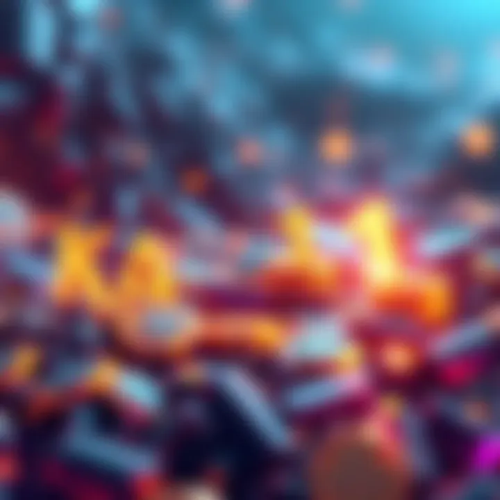 Illustration showing a digital representation of KAS tokens being mined, with a visual decline from 2 million to 1 million tokens, symbolizing changes in mining productivity.