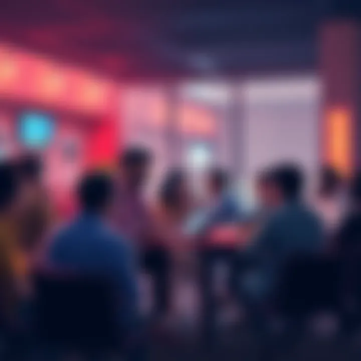 People engaging in a discussion about Kaspa, sharing their insights and thoughts in a friendly environment