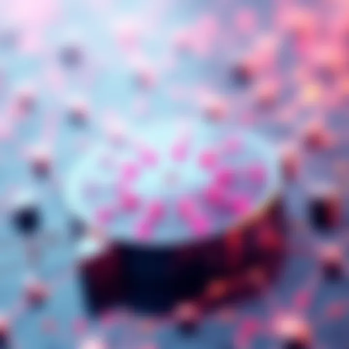 A visual representation of Kaspa's decentralized network with fast transactions and blockDAG architecture