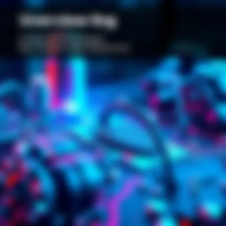 Graphic showing the main features and community support of the Kaspa project