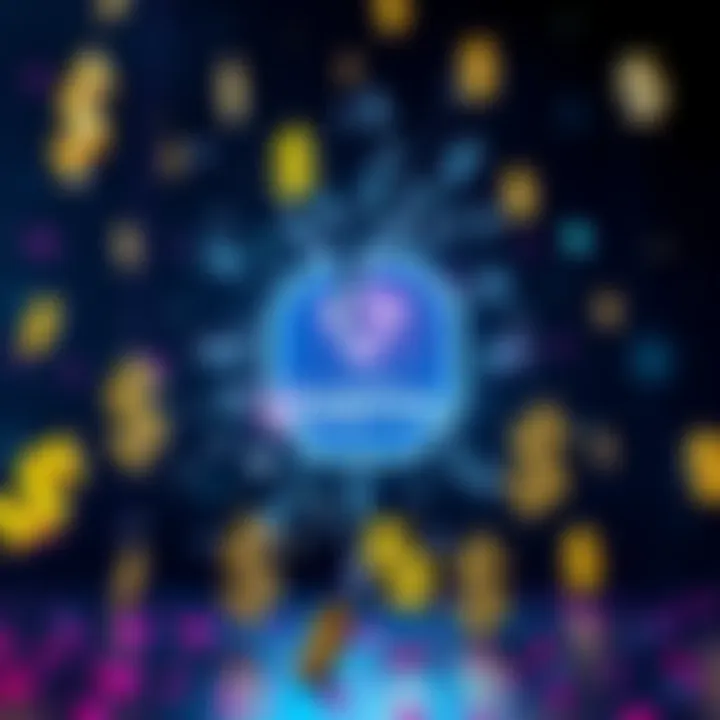 A digital representation of a significant financial loss in decentralized finance, showing a broken blockchain symbol and falling dollar signs.