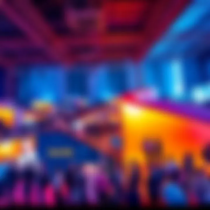 Kendu Investment and Events A vibrant gathering showcasing Kendu events with people engaged in discussions about investment opportunities amidst crypto market challenges.