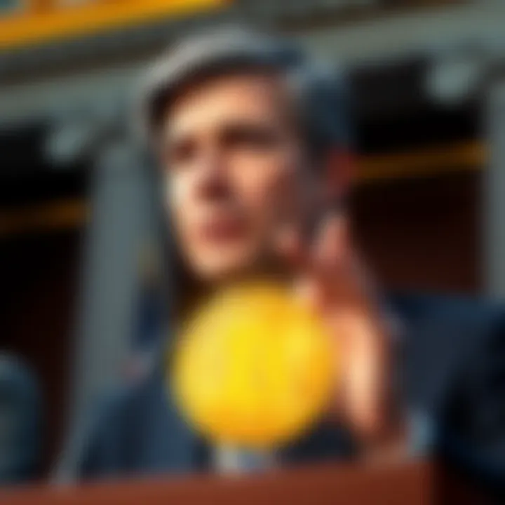 Kevin Warsh taking his oath of office as the new Federal Reserve Chair, with a focus on Bitcoin policies.