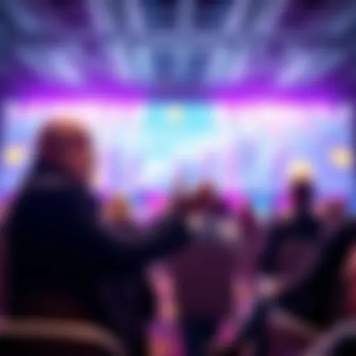 Billionaire investor Kevin O'Leary discussing cryptocurrency advancements at a conference