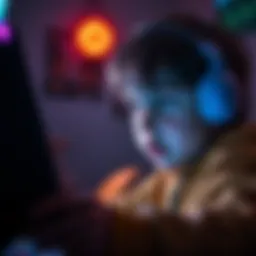 Child looking frustrated while playing a game with unskippable ads on the screen
