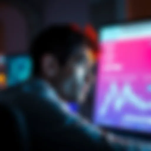 A person looking concerned while viewing their online Kraken account with a notification of restrictions after a large deposit.