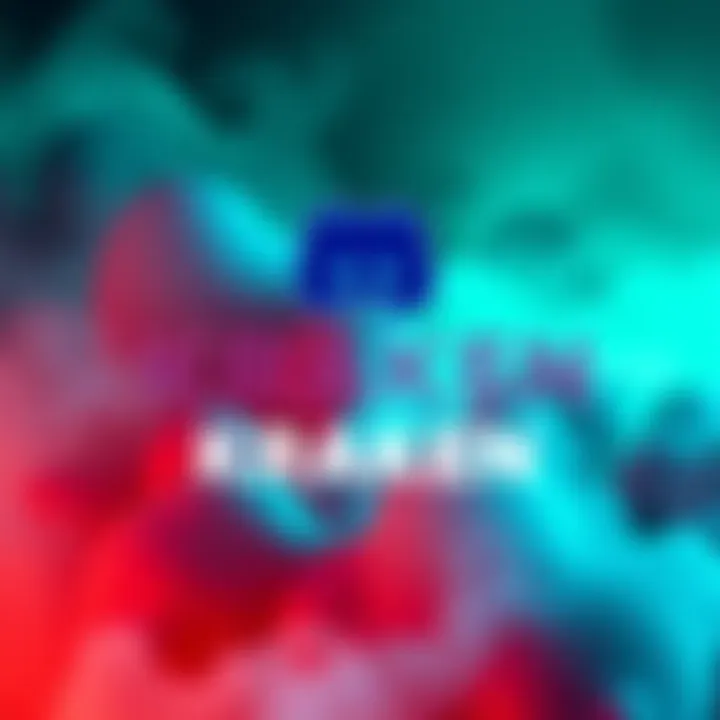 A digital graphic showing the Kraken logo with text inviting people to join their live Discord server for updates and giveaways