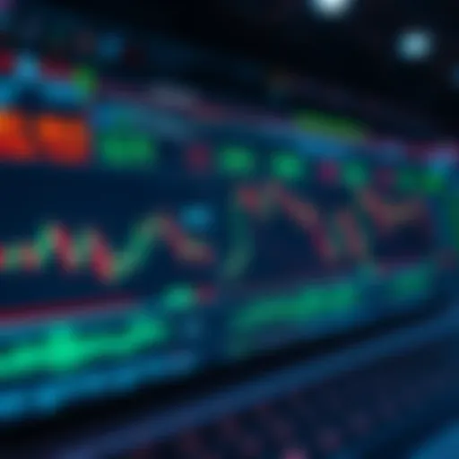 A view of the Kraken exchange interface with charts and cryptocurrency data showing market conditions.