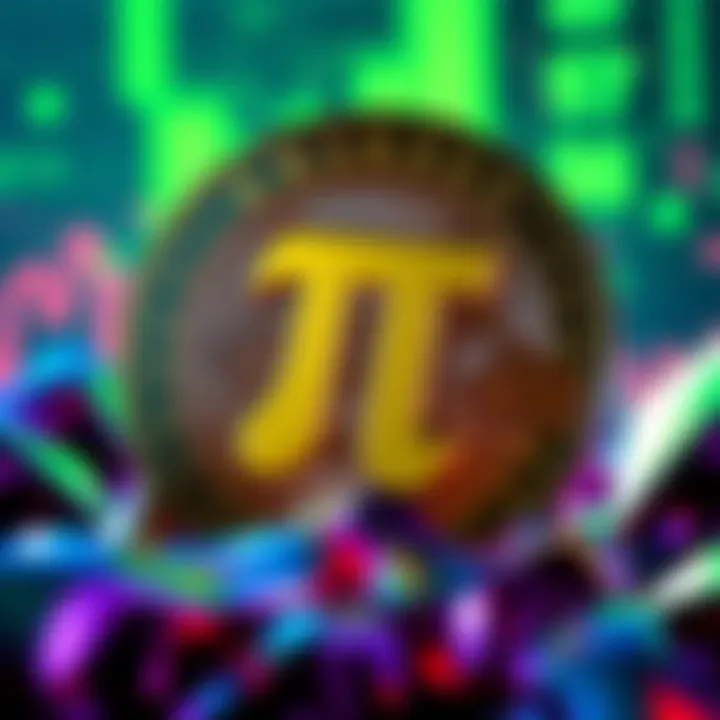 Graphic showing Kraken logo and PI Coin with a countdown to trading start date