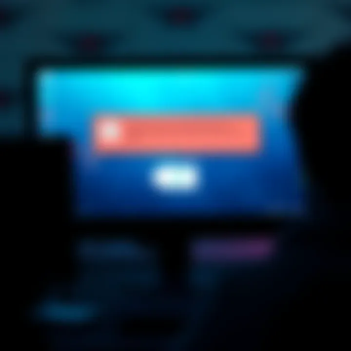 A user looks frustrated at a computer screen showing a price error message on the Kraken exchange during a cryptocurrency spike.