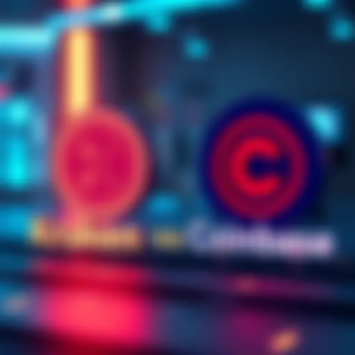 A graphic showing Kraken and Coinbase logos with safety symbols, illustrating their security features for cryptocurrency trading.