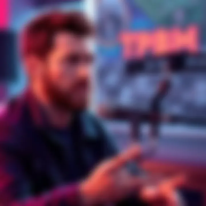 Kris speaking during his interview on the TPBM podcast, sharing personal stories and insights, with a microphone in front of him