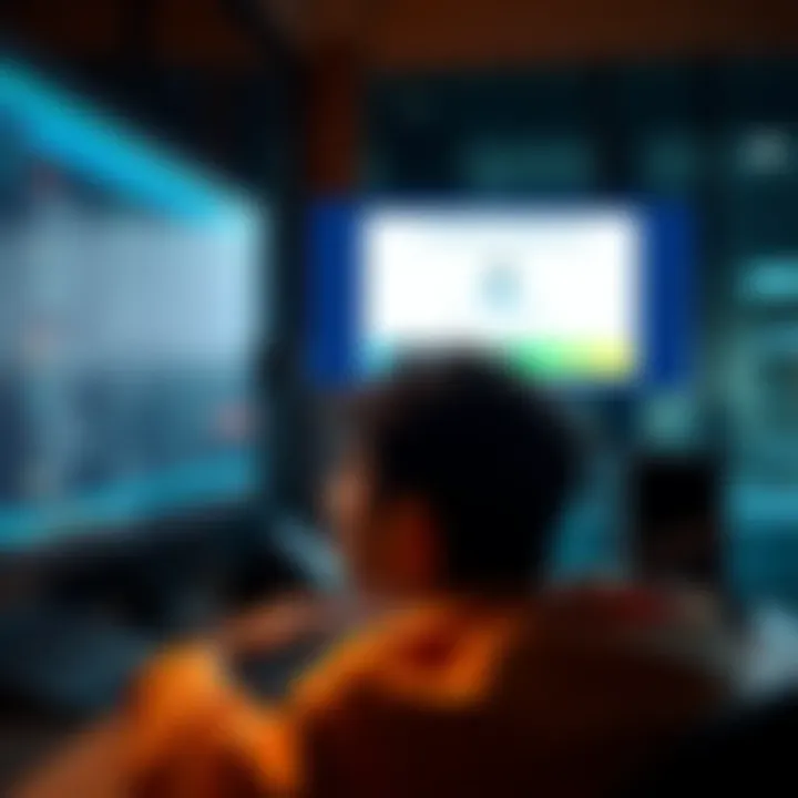 A frustrated person looking at their computer screen with KYC status notification showing Tentative Approval after mainnet launch.