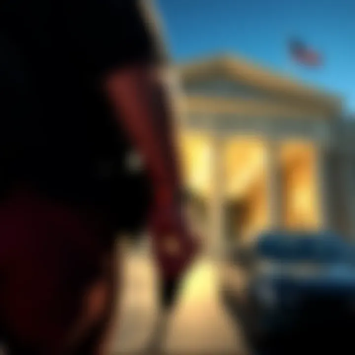 LA Deputy Sentenced A Los Angeles sheriff's deputy in handcuffs outside the courthouse after sentencing for lying and ties to a crypto figure