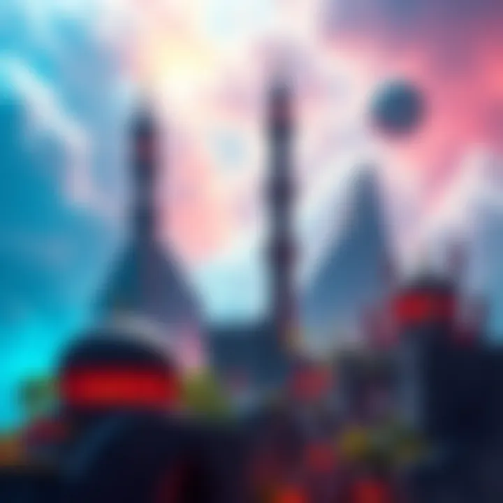 A visual representation of landmarks and bidtokens highlighting the advantages for paying players in a gaming environment.