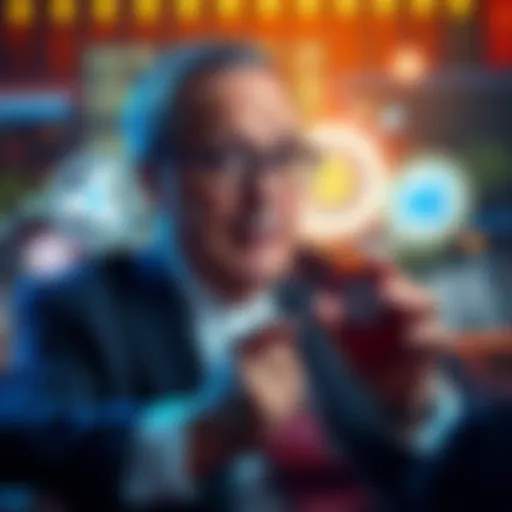 Larry Fink discusses Real-World Assets in Crypto Larry Fink speaking about the rise of Real-World Assets in cryptocurrency, with graphics showing digital assets and tokenization