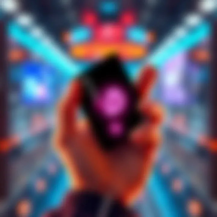 A person holding an LED crypto card, showcasing its bright display and sleek design, illustrating the benefits of this new financial tool in the UK.