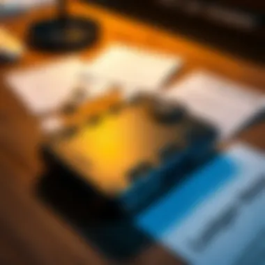 Ledger Nano X hardware wallet on a wooden table with concern notes around it