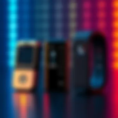 Three Ledger devices: Nano X, Nano Gen5, and Flex arranged side by side for comparison