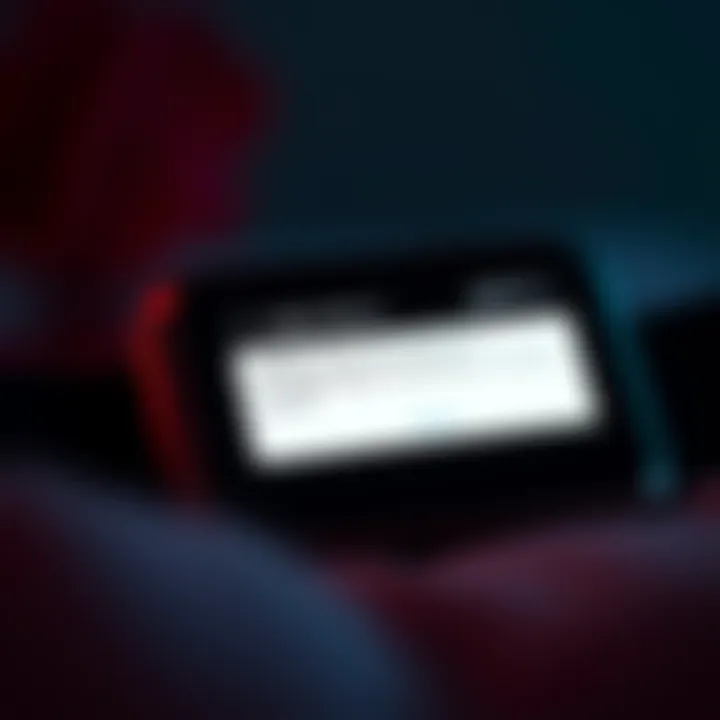 Ledger Nano X device with error message A close-up of a Ledger Nano X displaying an error message after the Ledger Live 2.124.0 update, showing signs of malfunction and disappointment among users.