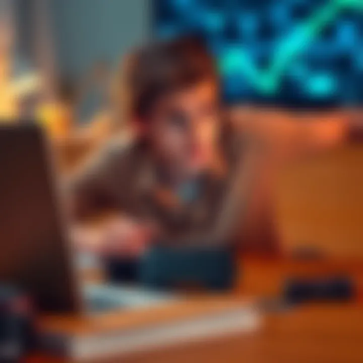 Concerns About Ledger Security A person looks worried while checking digital security news on a laptop, with a Ledger device and alternative hardware wallets on the table