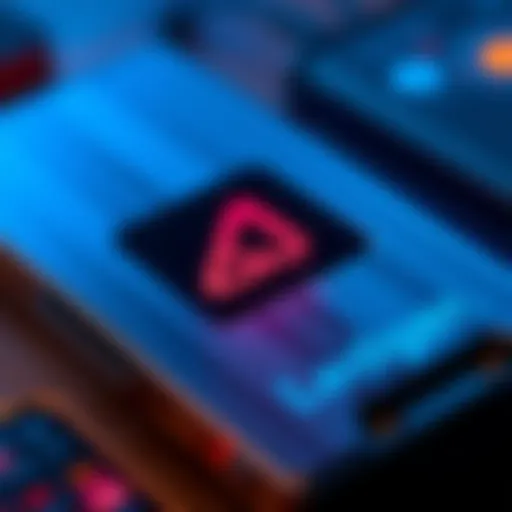 A close-up image of a Ledger hardware wallet displaying a warning symbol, indicating a security issue