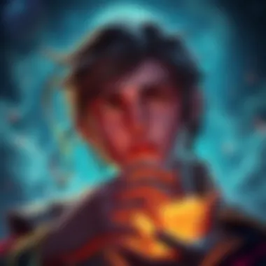 A player looks thoughtfully at a legendary item in their inventory, considering whether to keep it or sacrifice it for a new piece.