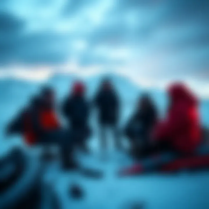 Group of libertarians discussing plans for a crypto and AI community in Greenland