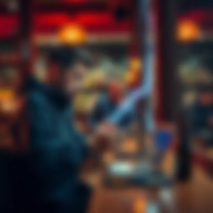 Person trying to make a Lightning transaction using Muun and Strike wallets in a cafe in Lugano, showing frustration over delays