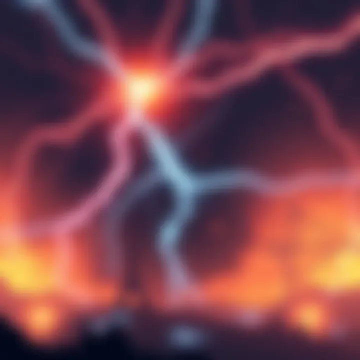 Illustration showing the concept of the Blocksize War with a diagram of the Lightning Network and key themes from Lyn Alden's book.