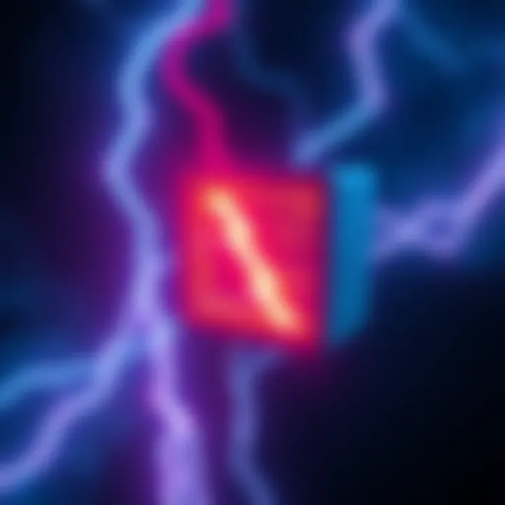 A graphic showing a Lightning node with issues like force closes and liquidity traps highlighted