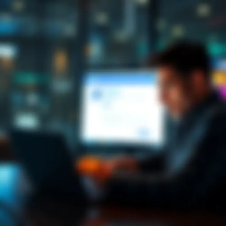 A frustrated Canadian person looking at a PayPal account with a message about withdrawal limitations on their laptop.