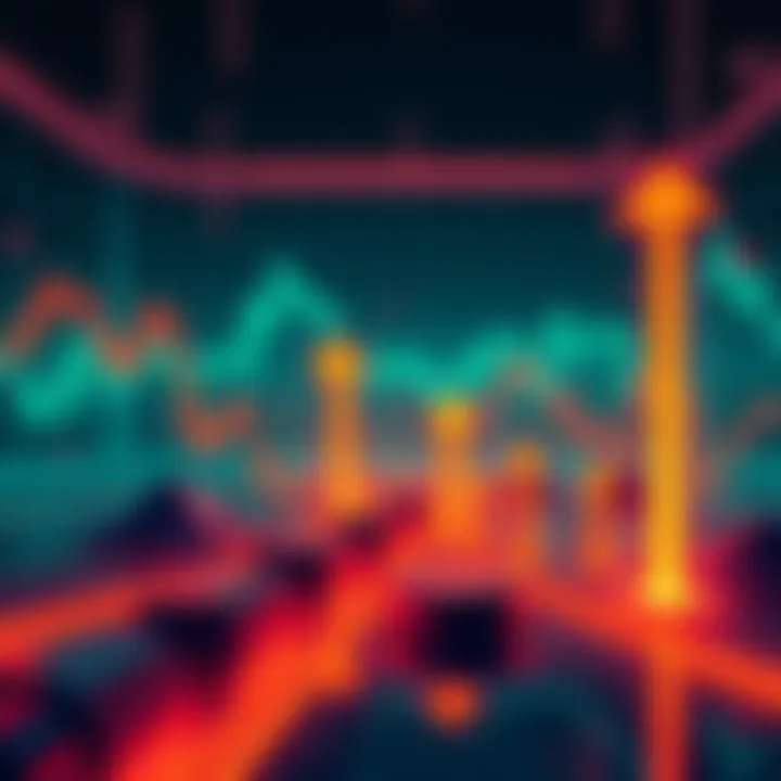 A digital illustration showing liquidity providers in the crypto market, with graphical arrows indicating losses and opportunities, highlighting the vulnerability of LPs to traders capitalizing on mar...