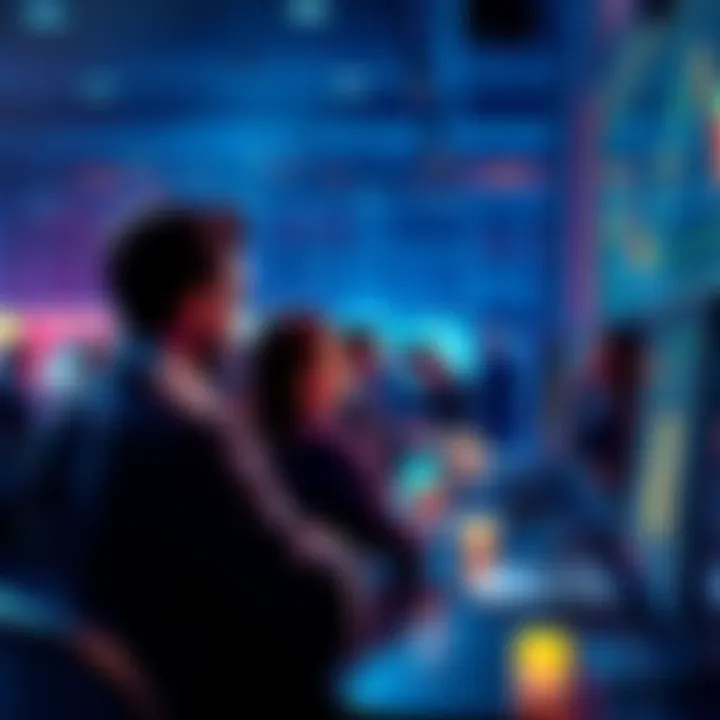 People engaging in a discussion about Litecoin trading strategies and market analysis