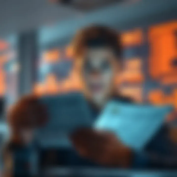 A person reviewing cryptocurrency transactions and forms, looking concerned about tax implications related to Litecoin.