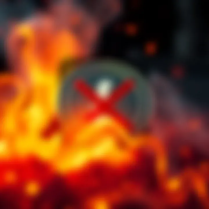 A graphic showing a Litecoin logo with a blocked withdrawal symbol, representing issues with Betonline payments