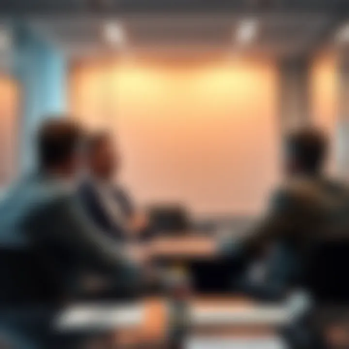 Leaders from Lloyds Banking Group talk about using tokenized collateral on the Hedera network in a meeting setting