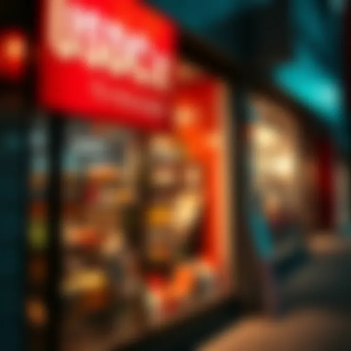 A local shop displaying a sign that reads 'We Accept USDCx' with goods in the window