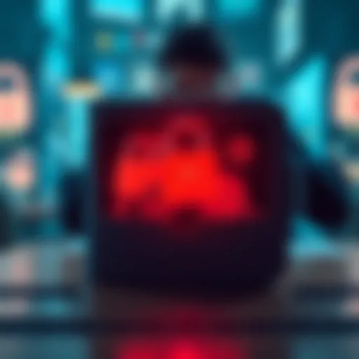 A visual representation of a digital wallet showing locked tokens, symbolizing issues with securing more PI tokens, with a frustrated user in the background.