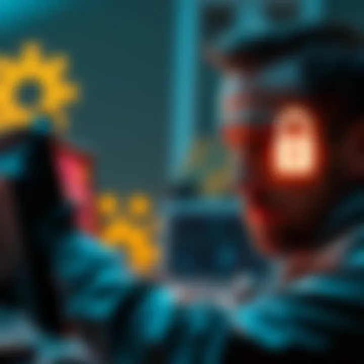 A frustrated person looking at a screen displaying locked Pi coins with a worried expression