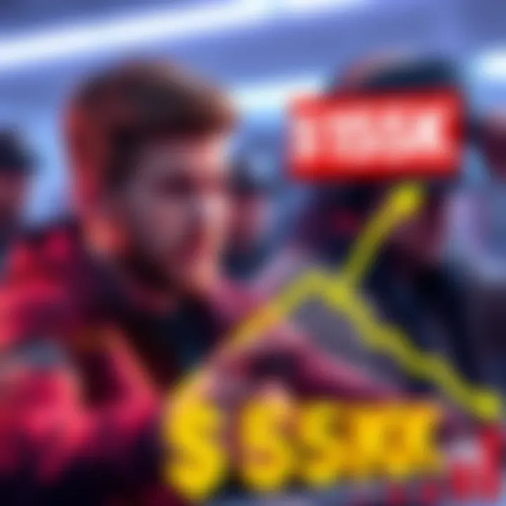 A graphic showing the decline of Logan Paul's NFT investment from $635,000 to $155, illustrating the volatility of digital assets.