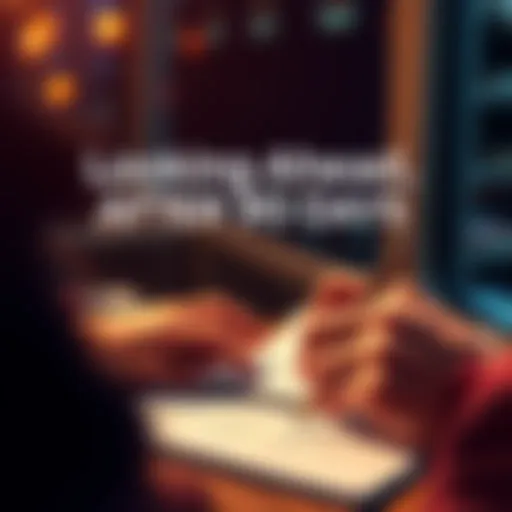 A person with a notepad and pen, planning future goals and strategies after reaching a milestone.