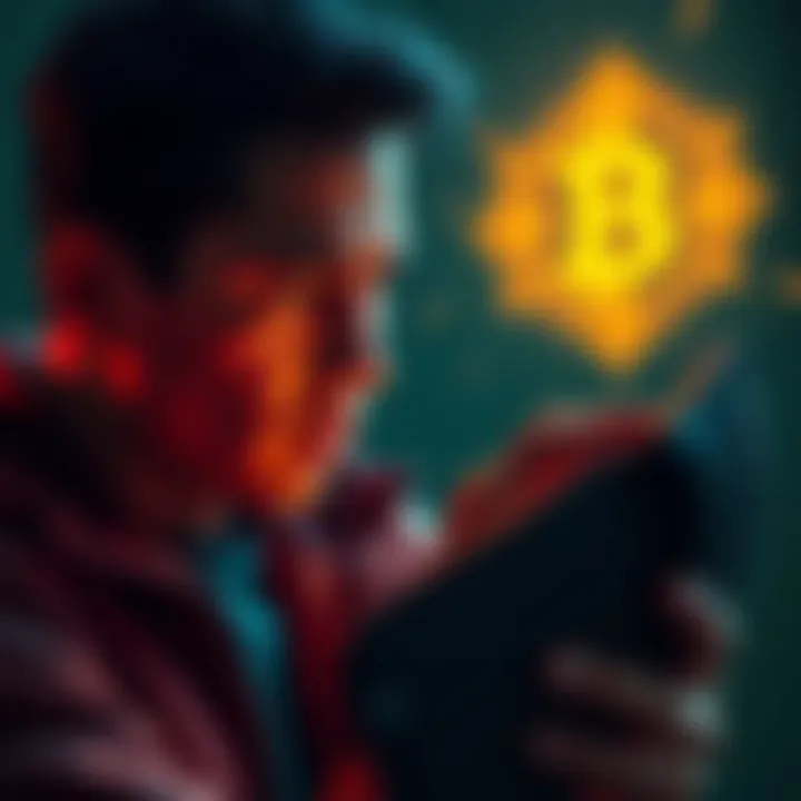 Person looking worried while checking their Exodus wallet after a hacking incident